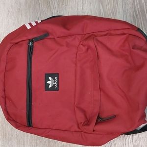 Maroon Adidas backpack